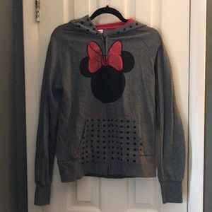size medium Disney zip-up sweatshirt